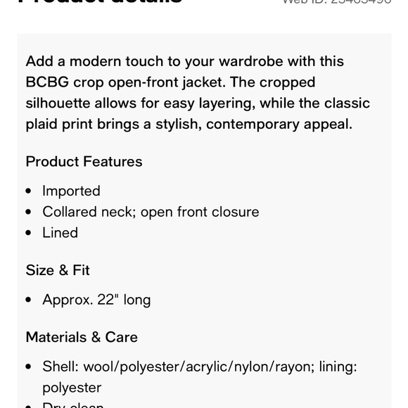 BCBG Women's Checkered Blazer - Brown and Red - Picture 8 of 8